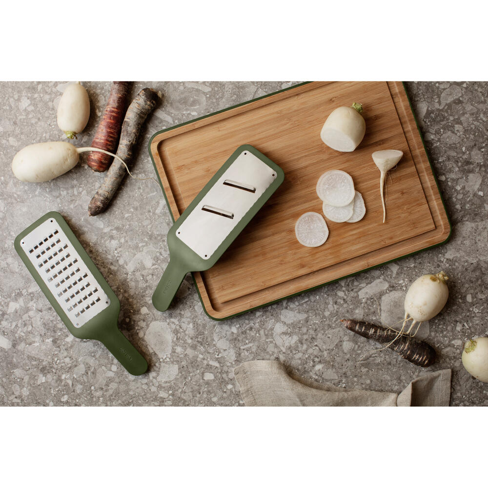 Eva Solo kitchen grater Green tools coarse, stainless steel, rubber, plastic, green, 26 cm, 531539