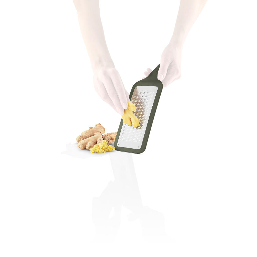 Eva Solo kitchen grater Green tools fine, stainless steel, rubber, plastic, green, 26 cm, 531541