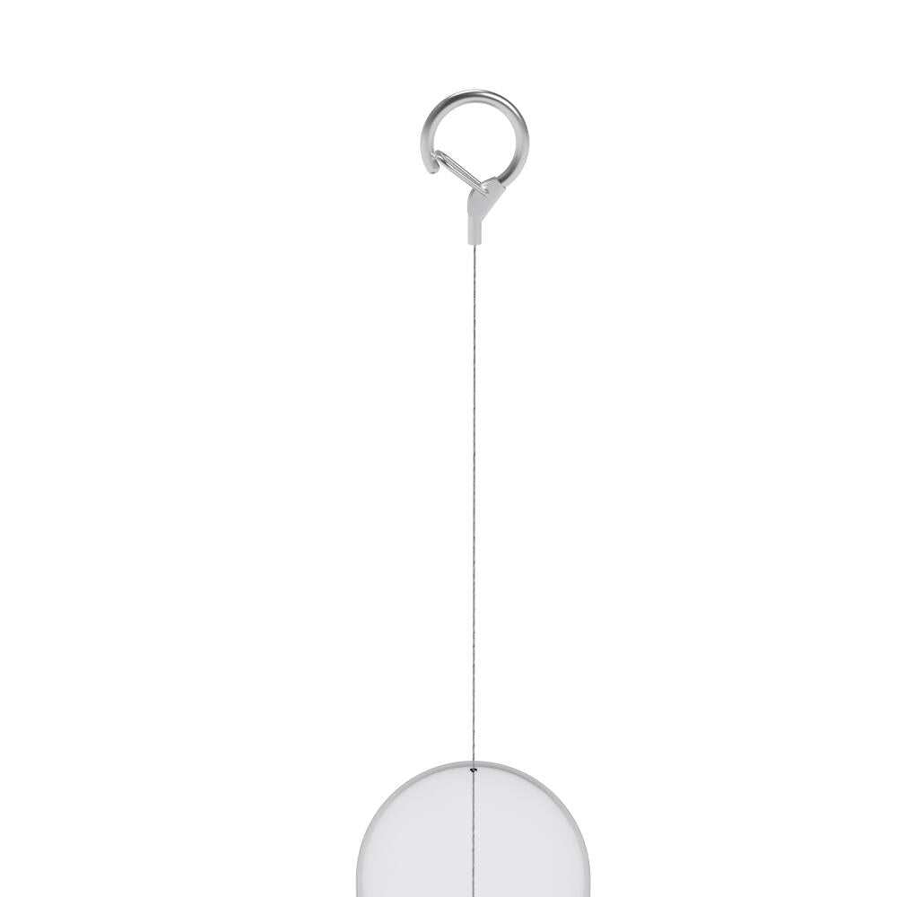 Eva Solo bird feeder De luxe, borosilicate glass, stainless steel, silicone, steel, black, 571012