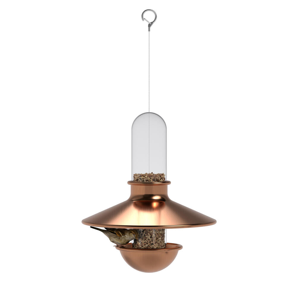 Eva Solo bird feeder De luxe, borosilicate glass, copper, silicone, steel, copper, 571013