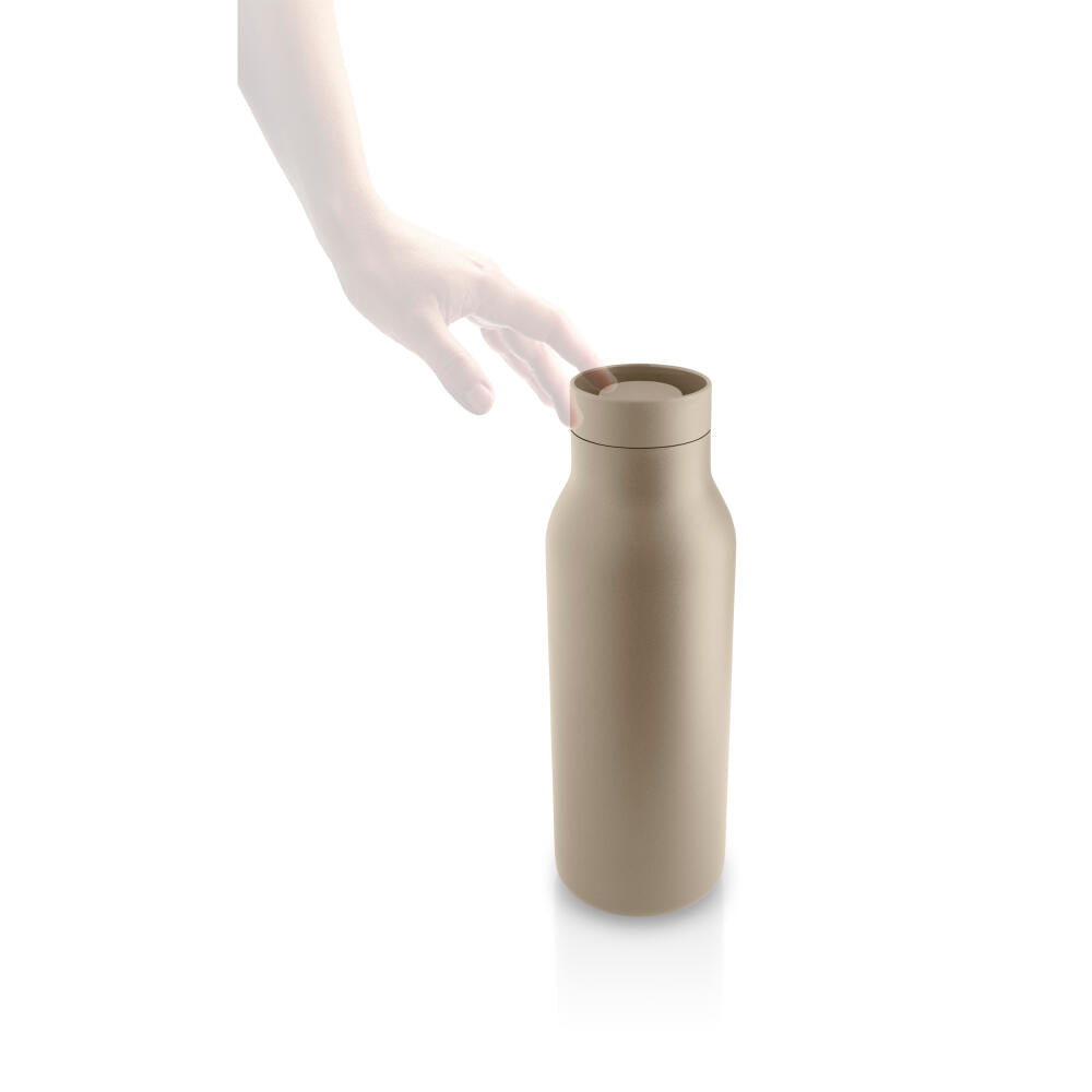 Eva Solo insulated bottle Urban, stainless steel, plastic, Pearl Beige, 0.5 L, 575006