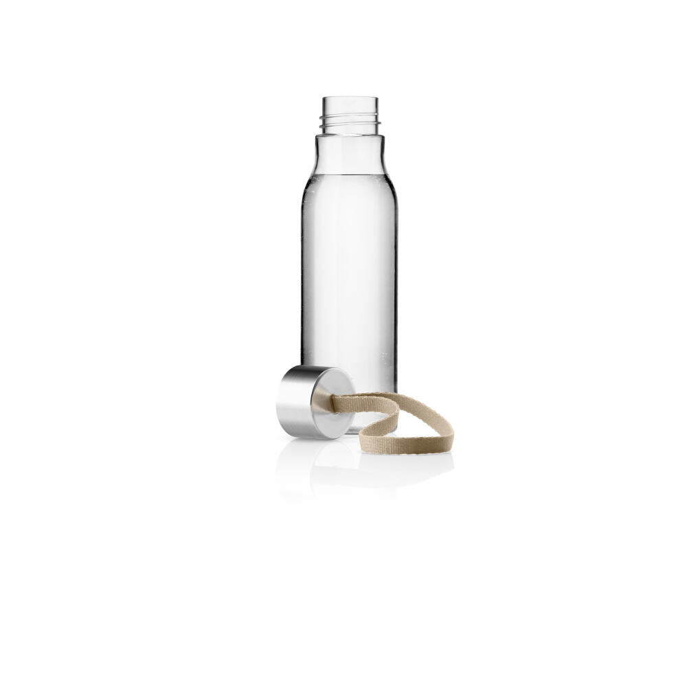 Eva Solo drinking bottle, plastic, stainless steel, polyester, silicone, pearl beige, 0.5 L, 503053