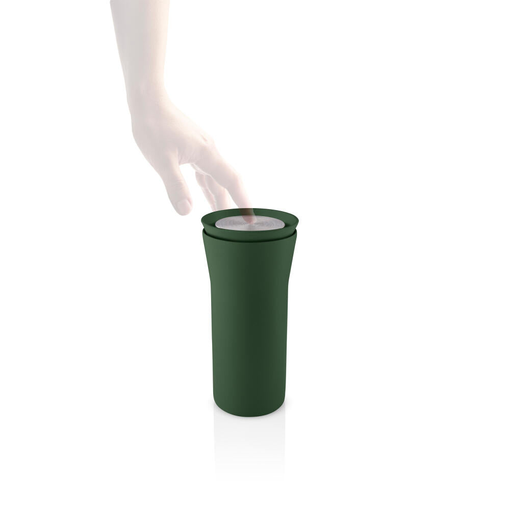 Eva Solo City To Go Cup, 90% recycled stainless steel, plastic, Emerald Green, 0.35 L, 567035