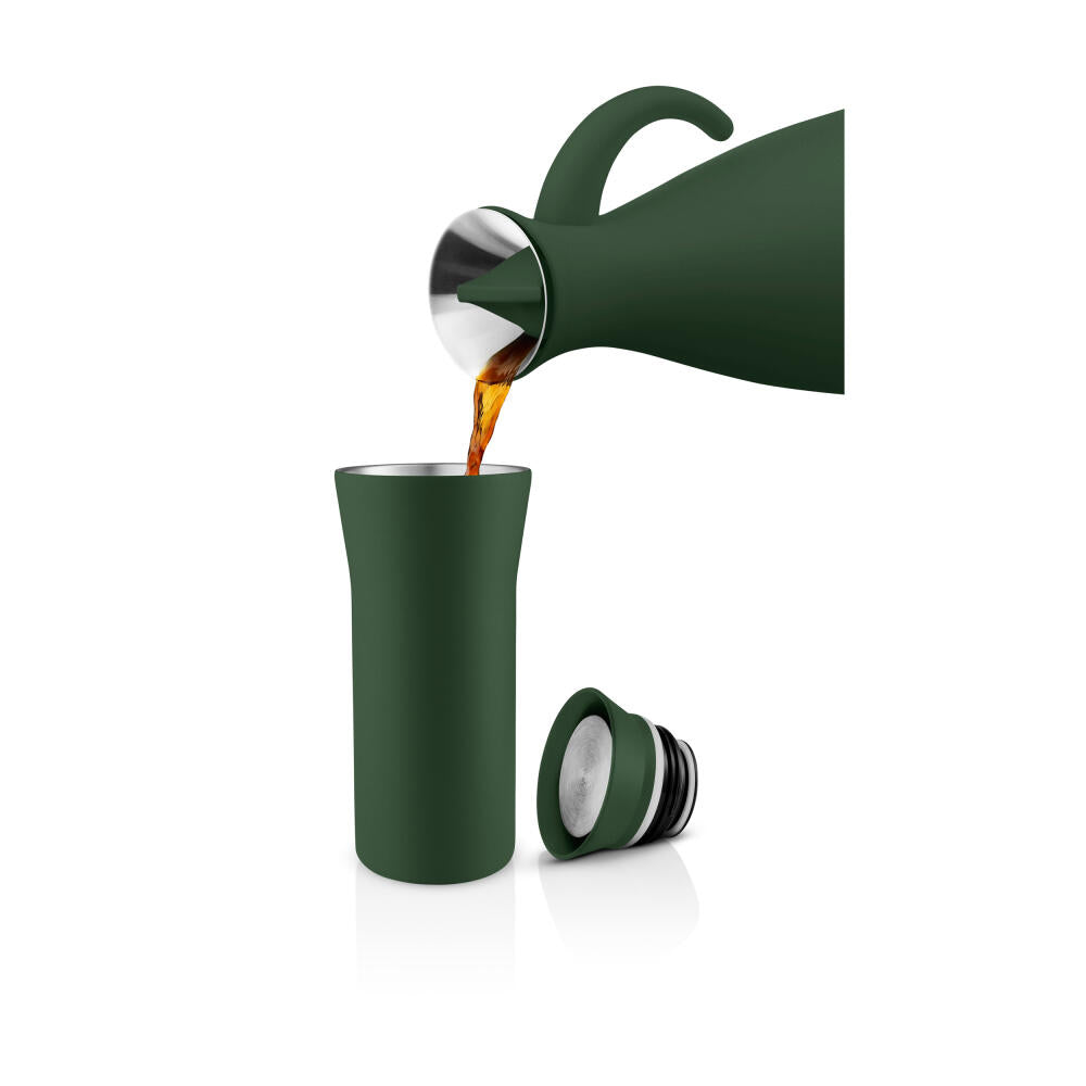 Eva Solo City To Go Cup, 90% recycled stainless steel, plastic, Emerald Green, 0.35 L, 567035