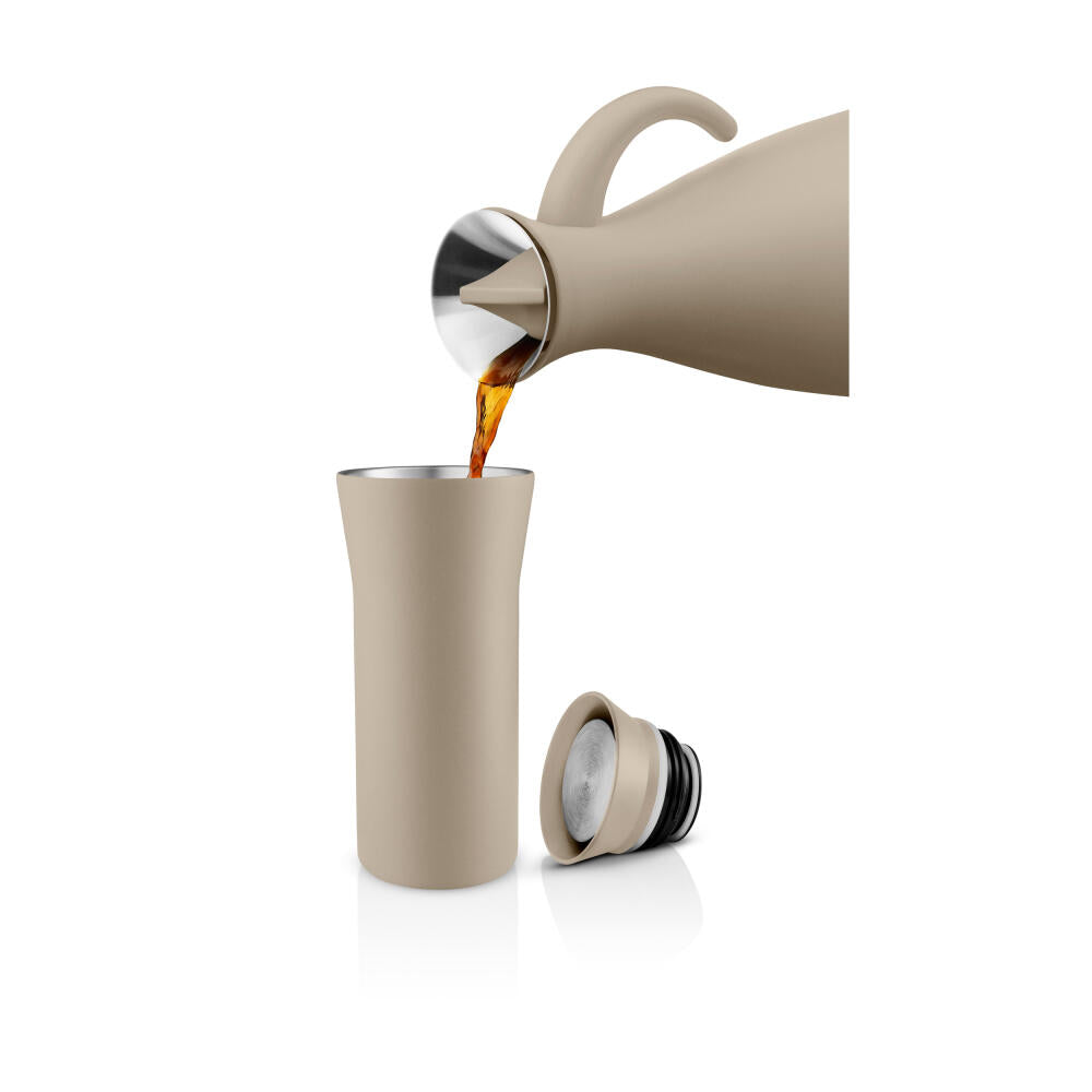 Eva Solo City To Go Cup, 90% recycled stainless steel, plastic, Pearl Beige, 0.35 L, 567036