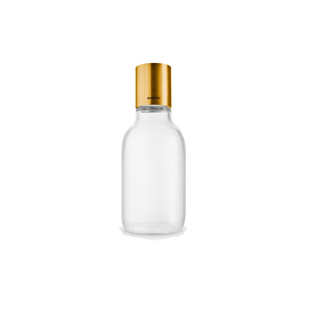 Eva Solo sugar dispenser, borosilicate glass, PVD-coated stainless steel, silicone, brass, 350 ml, 567689