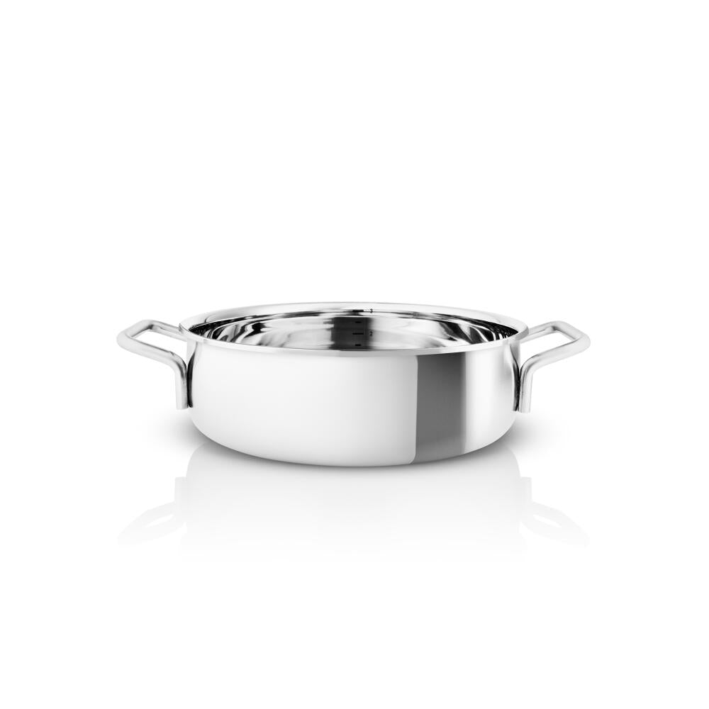 Eva Solo sauté pan with 2 handles, aluminum, stainless steel, Ø 24 cm, 246525