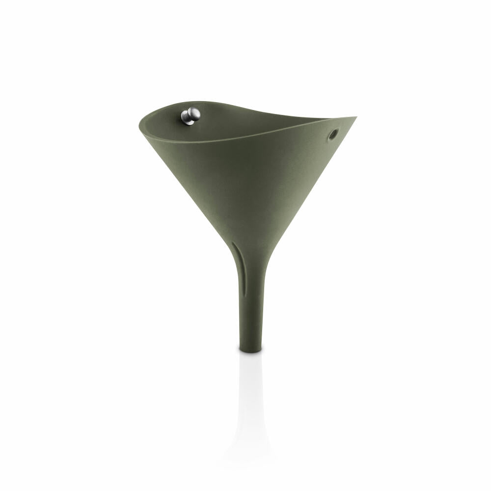 Eva Solo Falttrichter Green Tools, Trichter, Edelstahl, Silikon, Green, 14 cm, 531549