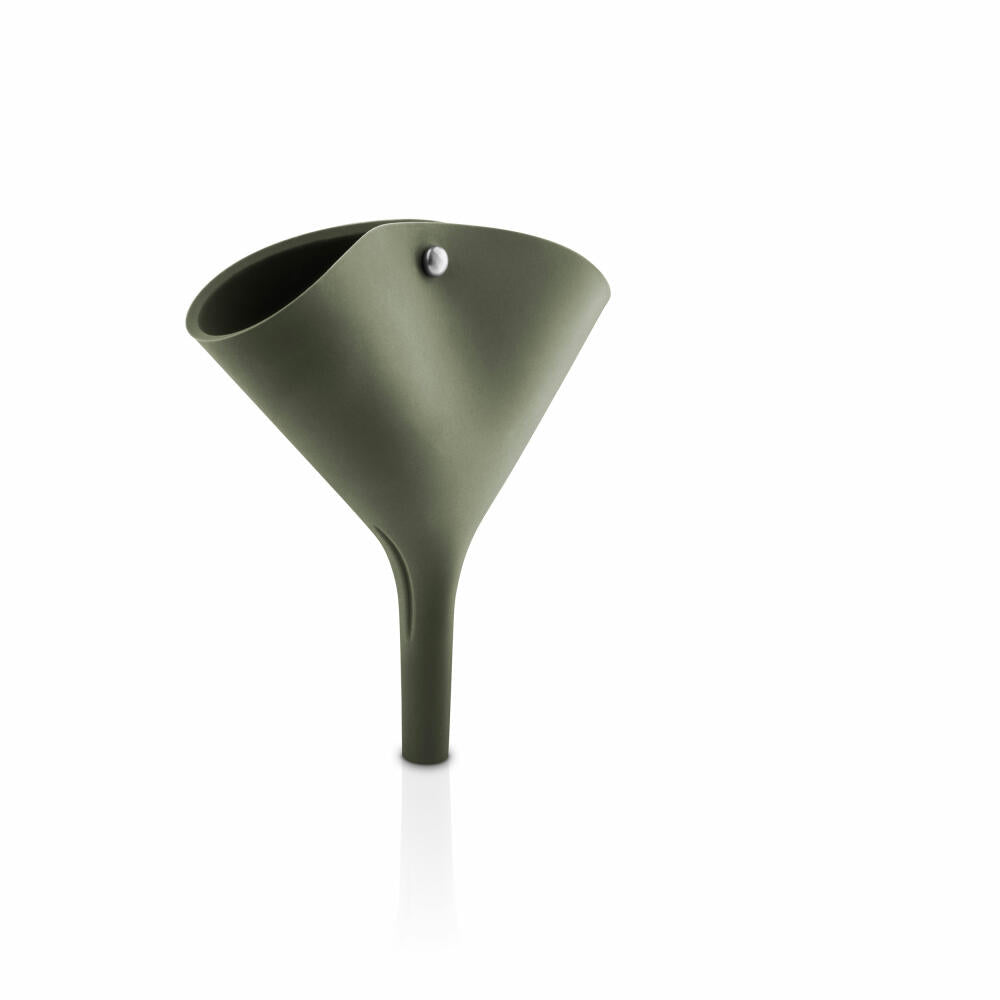 Eva Solo Falttrichter Green Tools, Trichter, Edelstahl, Silikon, Green, 14 cm, 531549