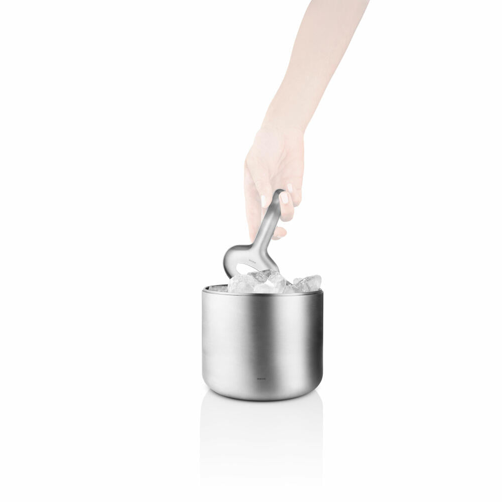 Eva Solo Ice Bucket Liquid Lounge with Spoon, Stainless Steel, Brushed Steel, 14 cm, 822015