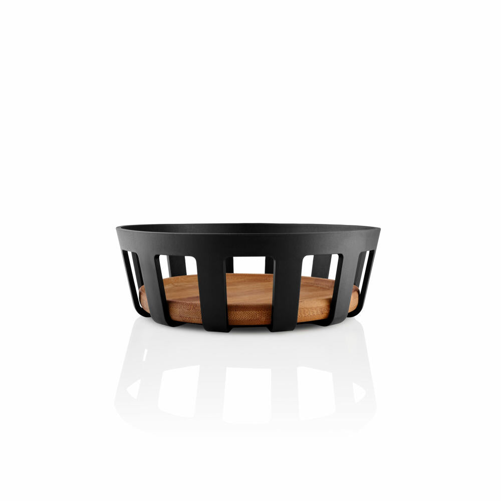Eva Solo Brotkorb Nordic Kitchen, Bambus, Kunststoff, Black, 21.5 cm, 520447