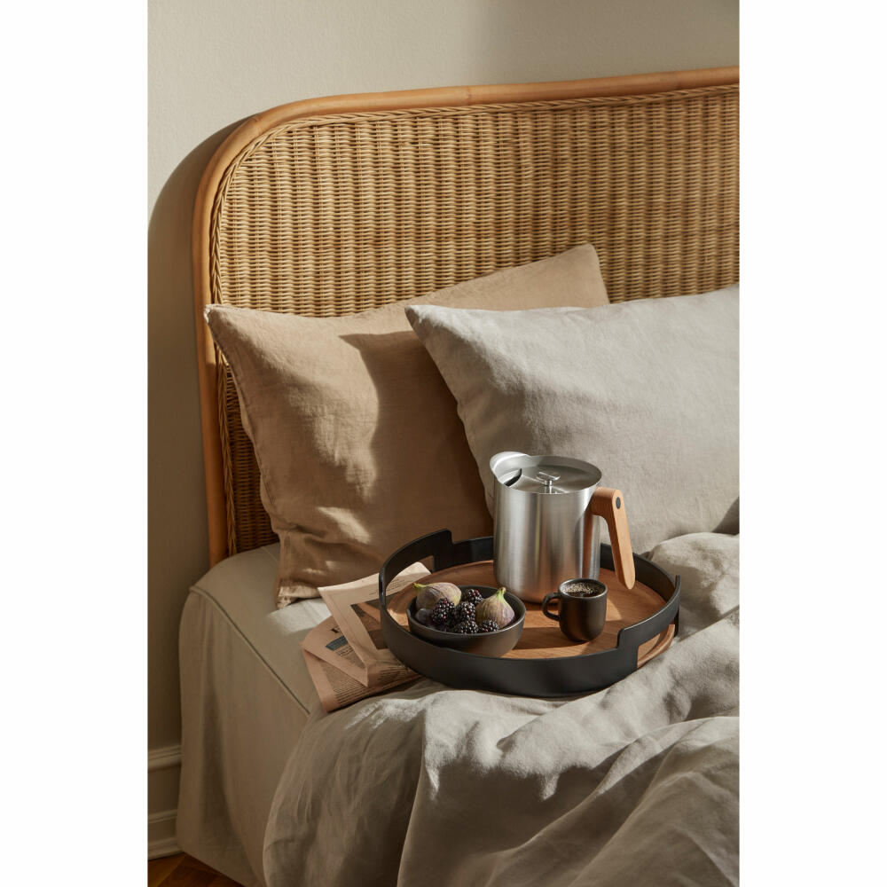 Eva Solo Serviertablett Nordic Kitchen, Bambus, Kunststoff, Black, 35 cm, 520449