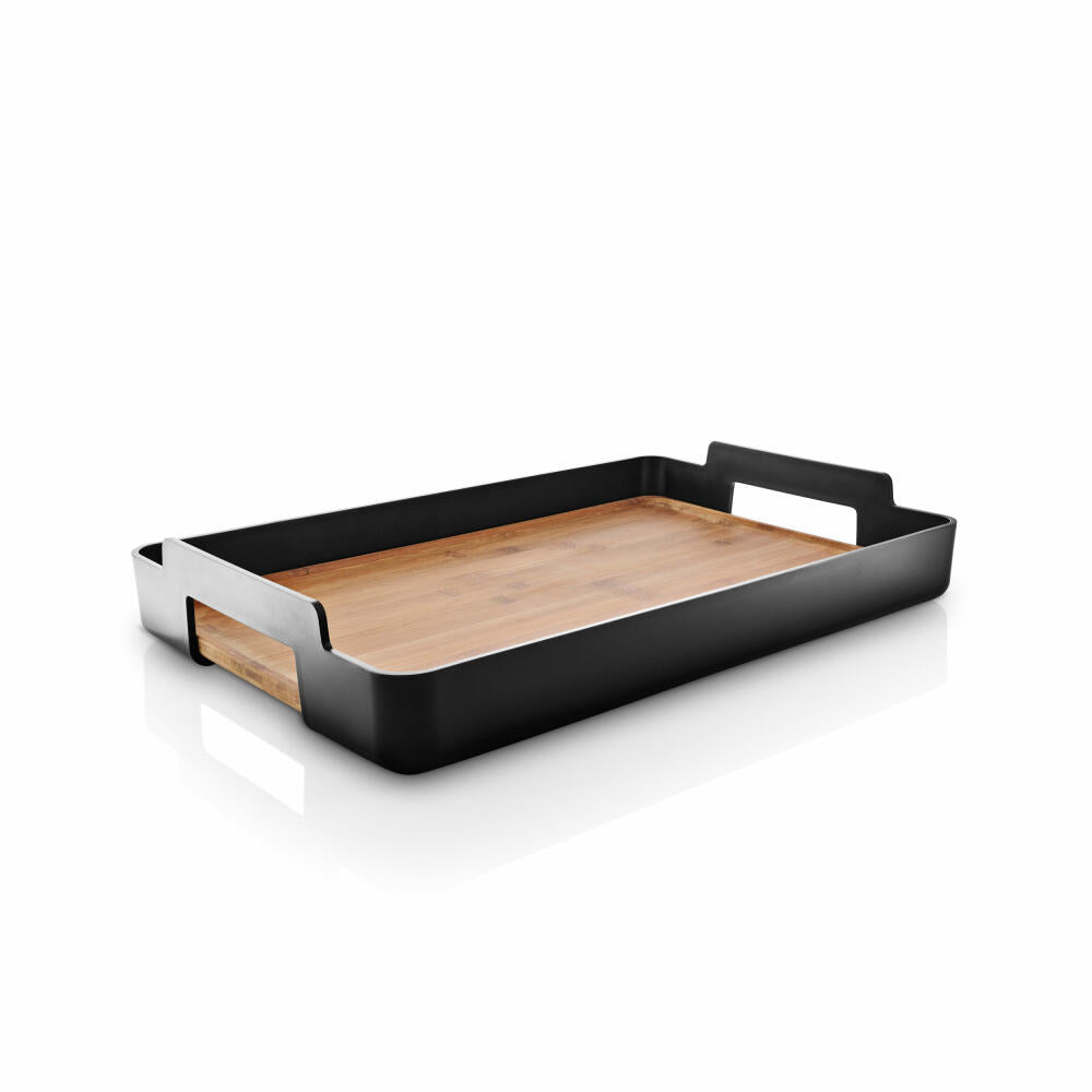 Eva Solo Tray Nordic Kitchen, Serving Tray, Bamboo, Plastic, Black, 35 x 50 cm, 520446