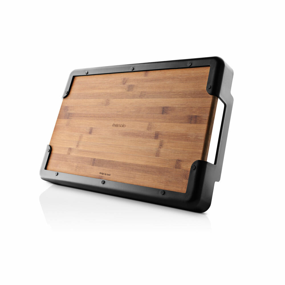 Eva Solo Tray Nordic Kitchen, Serving Tray, Bamboo, Plastic, Black, 35 x 50 cm, 520446