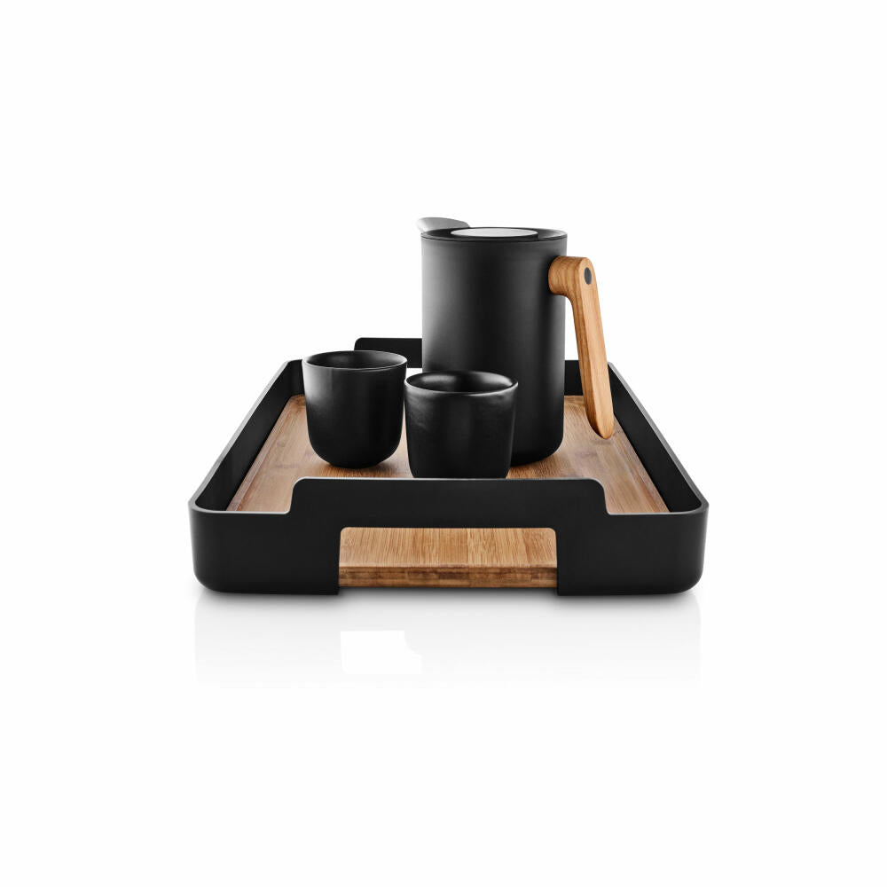 Eva Solo Tray Nordic Kitchen, Serving Tray, Bamboo, Plastic, Black, 35 x 50 cm, 520446