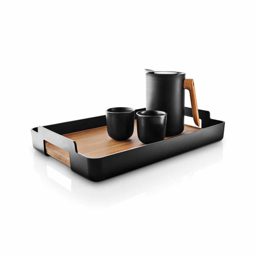 Eva Solo Tray Nordic Kitchen, Serving Tray, Bamboo, Plastic, Black, 35 x 50 cm, 520446