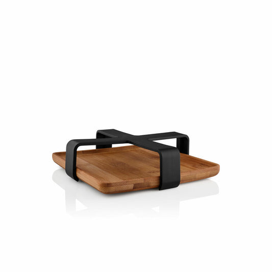 Eva Solo Napkin Holder Nordic Kitchen, Bamboo, Plastic, Black, 19 x 19 cm, 520448