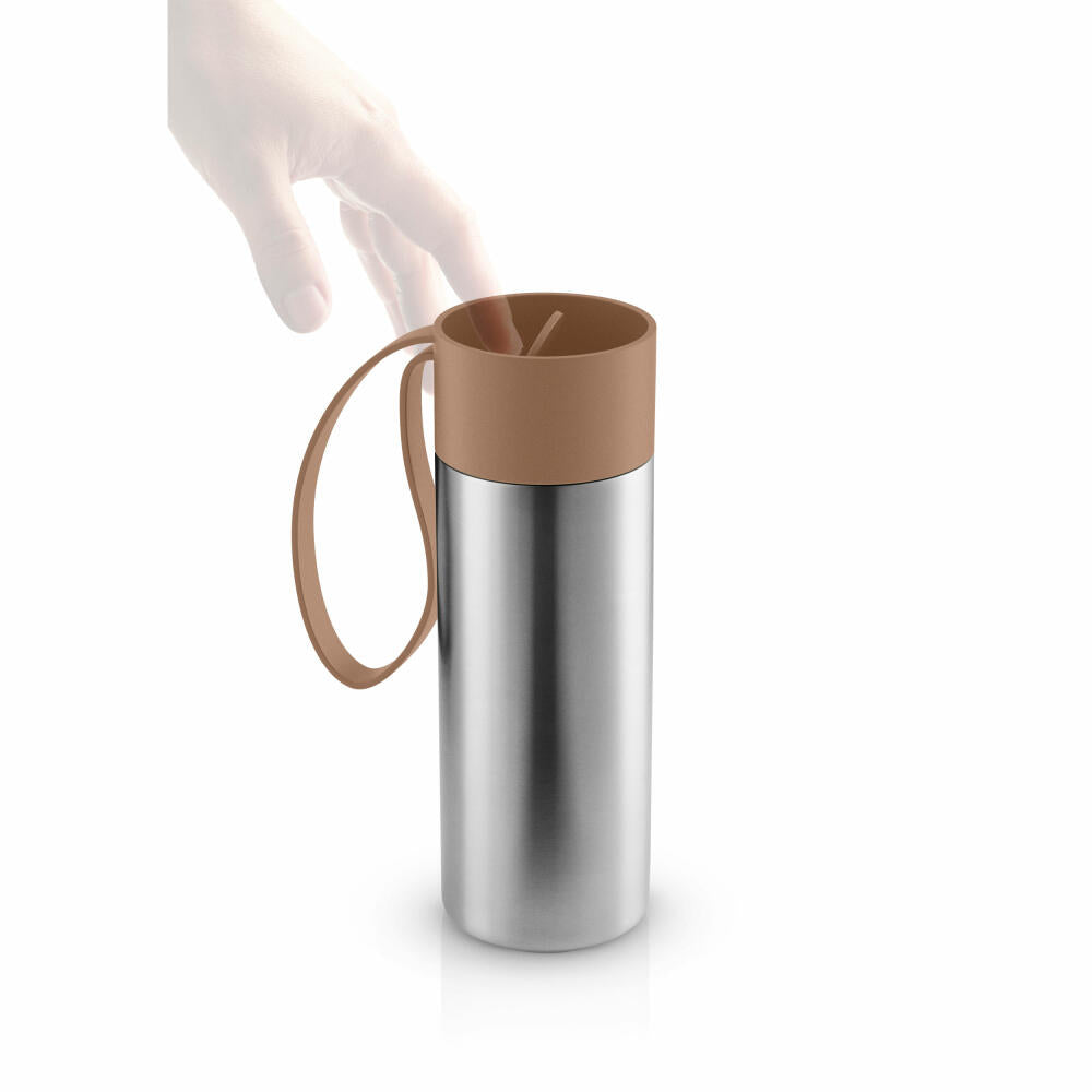 Eva Solo Isolierbecher To Go Cup, Edelstahl, Kunststoff, Mocca, 350 ml, 567031
