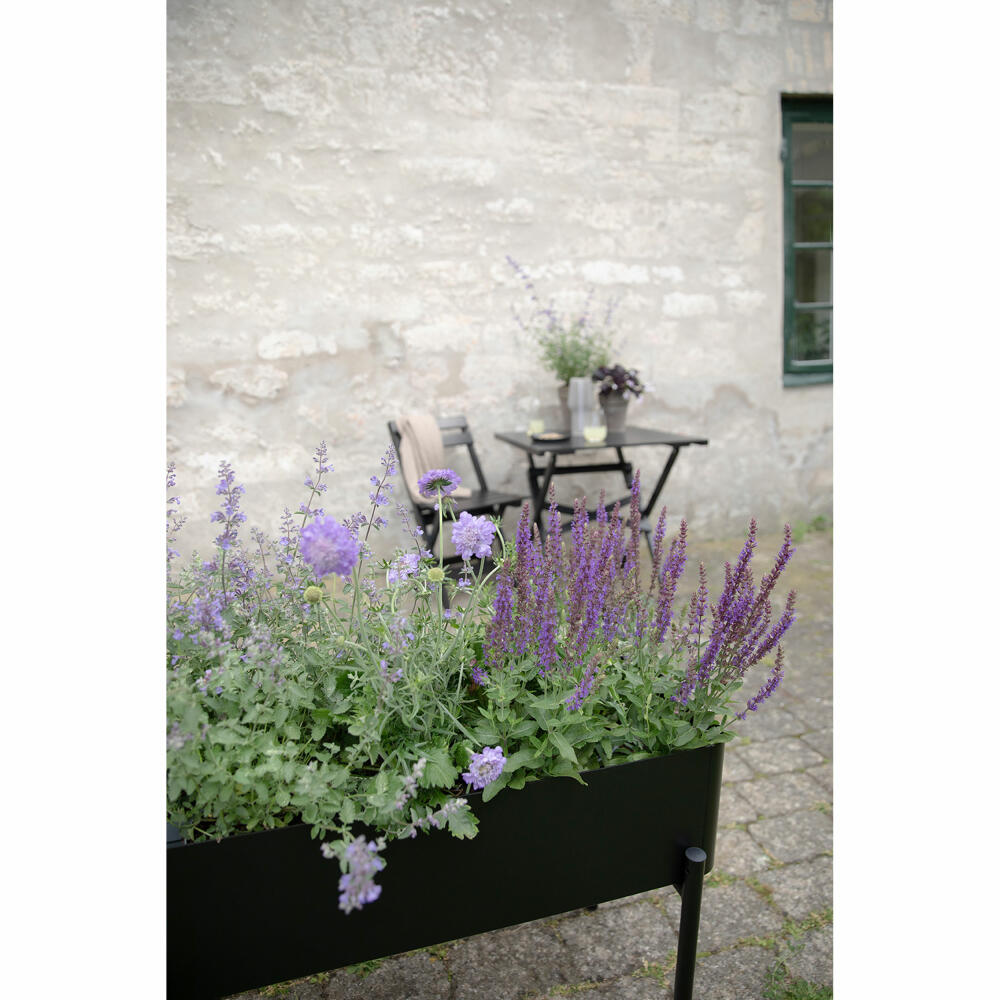 Eva Solo Pflanzenbox Simply Grow, Aluminium, Kunststoff, Schwarz, 53 x 80 x 33 cm, 741010010