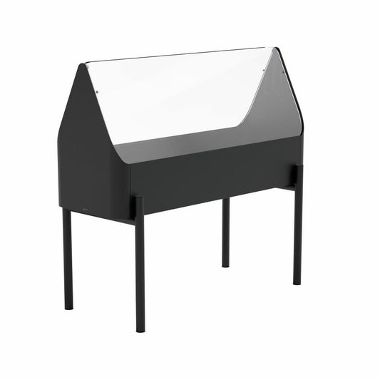 Eva Solo Pflanzenbox Simply Grow mit Gewächshaus, Aluminium, Glas, Kunststoff, Schwarz, 73 x 80 x 33 cm, 741010011