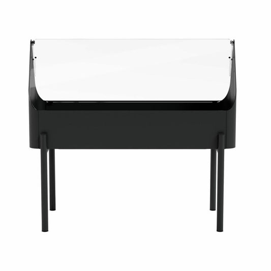 Eva Solo Pflanzenbox Simply Grow mit Gewächshaus, Aluminium, Glas, Kunststoff, Schwarz, 73 x 80 x 33 cm, 741010011