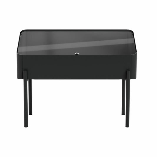 Eva Solo Anzuchtbox Simply Grow, Aluminium, Glas, Kunststoff, Schwarz, 33 x 63 x 80 cm, 741010012