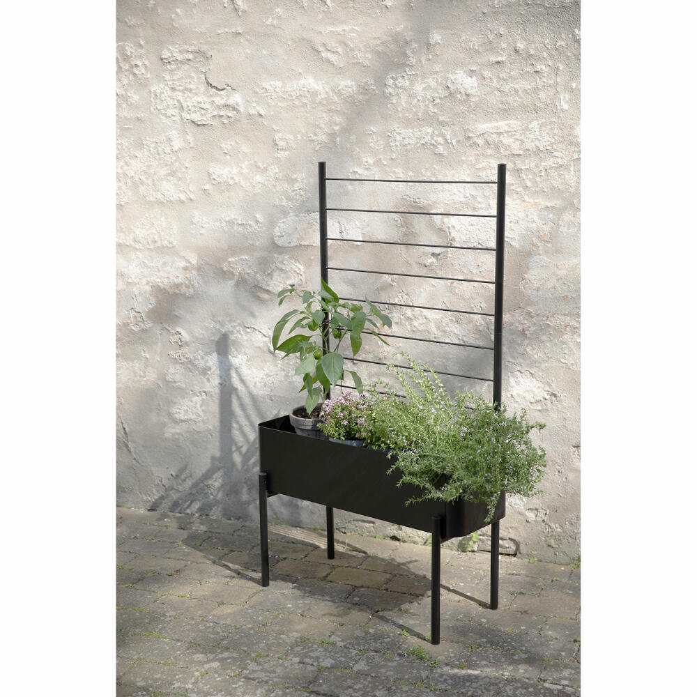 Eva Solo Spalier für Pflanzenbox Simply Grow, Stahl, Schwarz, 102 cm, 741010013