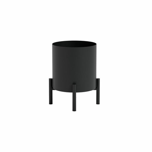Eva Solo Übertopf Simply Grow klein, Aluminium, Kunststoff, Schwarz, 31.5 x 42 cm, 741010017