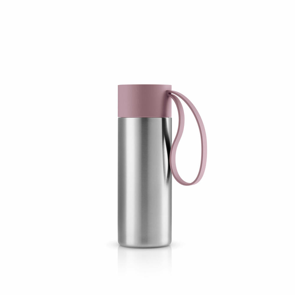 Eva Solo Isolierbecher To Go Cup, Edelstahl, Kunststoff, Silikon, Nordic Rose, 350 ml, 567004