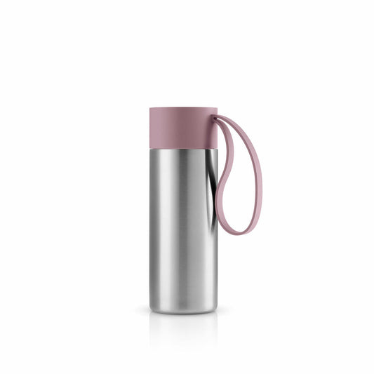 Eva Solo Isolierbecher To Go Cup, Edelstahl, Kunststoff, Silikon, Nordic Rose, 350 ml, 567004