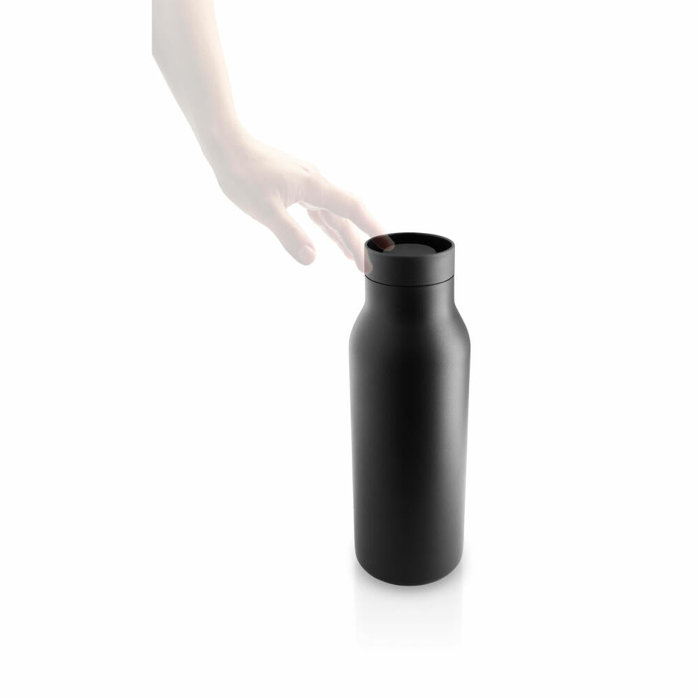 Eva Solo insulated bottle Urban, stainless steel, plastic, black, 500 ml, 575010