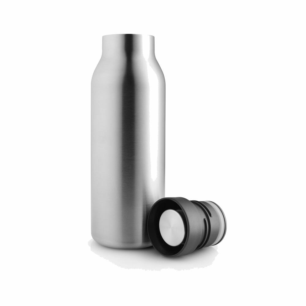 Eva Solo Urban Insulated Bottle, Stainless Steel, Plastic, Steel/Black, 500 ml, 575011