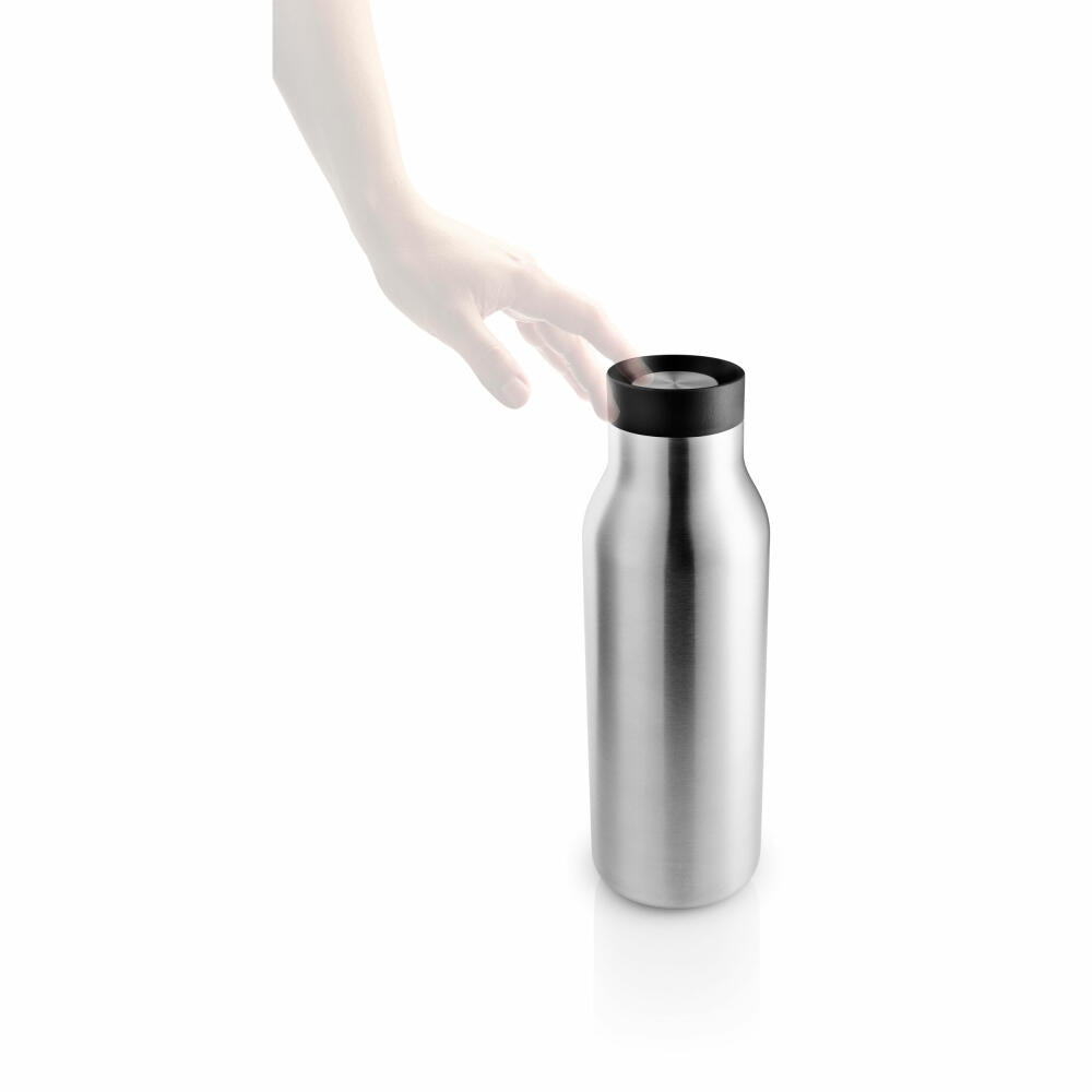Eva Solo Urban Insulated Bottle, Stainless Steel, Plastic, Steel/Black, 500 ml, 575011