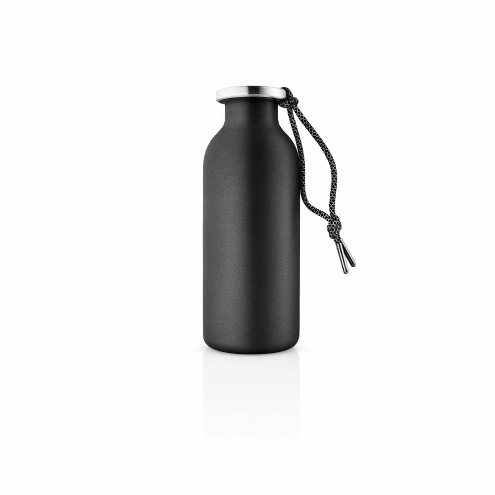 Eva Solo Insulated Bottle 24/12 To Go Recycled, Stainless Steel, Plastic, Black, 500 ml, 505041