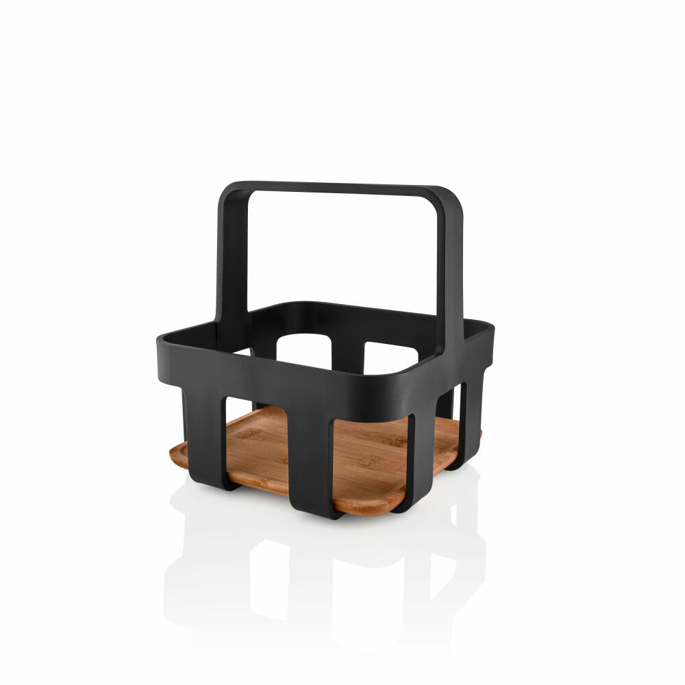 Eva Solo Nordic kitchen Table Caddy Black, Tisch Organizer, Gewürzständer, Küchenutensil, Schwarz, 17 x 17 x 18.5 cm, 520451