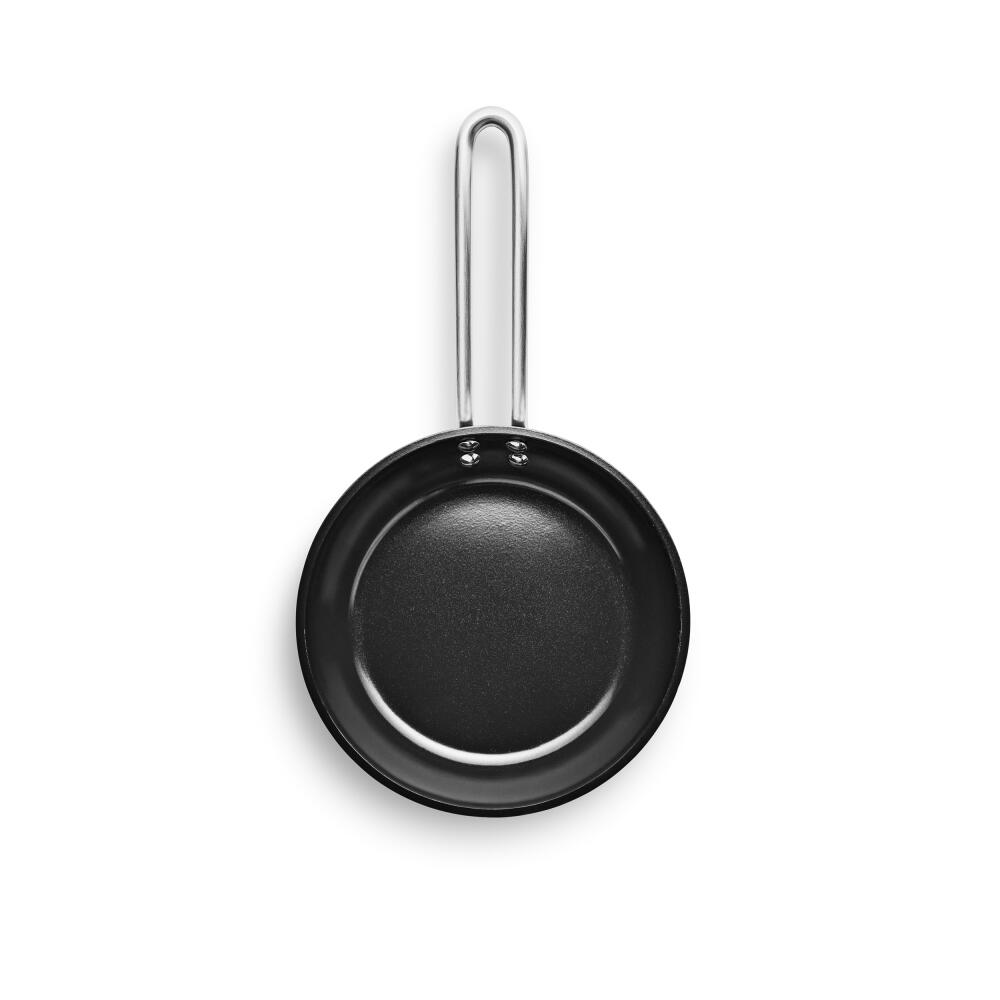 Eva Trio Professional Bratpfanne, Pfanne, Induktionsgeeignet, Aluminium, Edelstahl, Keramik Beschichtung, Black, 20 cm, 204820