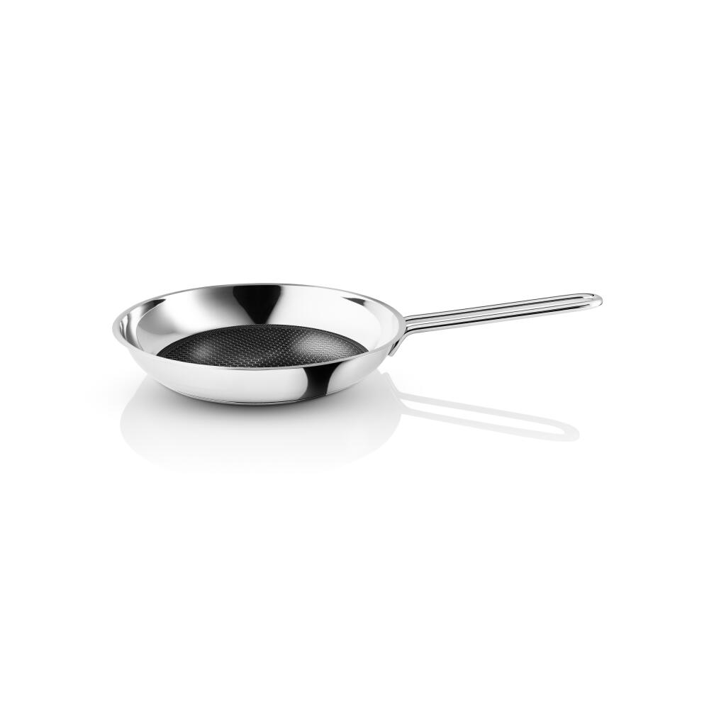 Eva Trio Stainless Steel Frying Pan Mosaic, ceramic Slip-Let non-stick coating, aluminum, stainless steel, polished steel, 24 cm, 260024