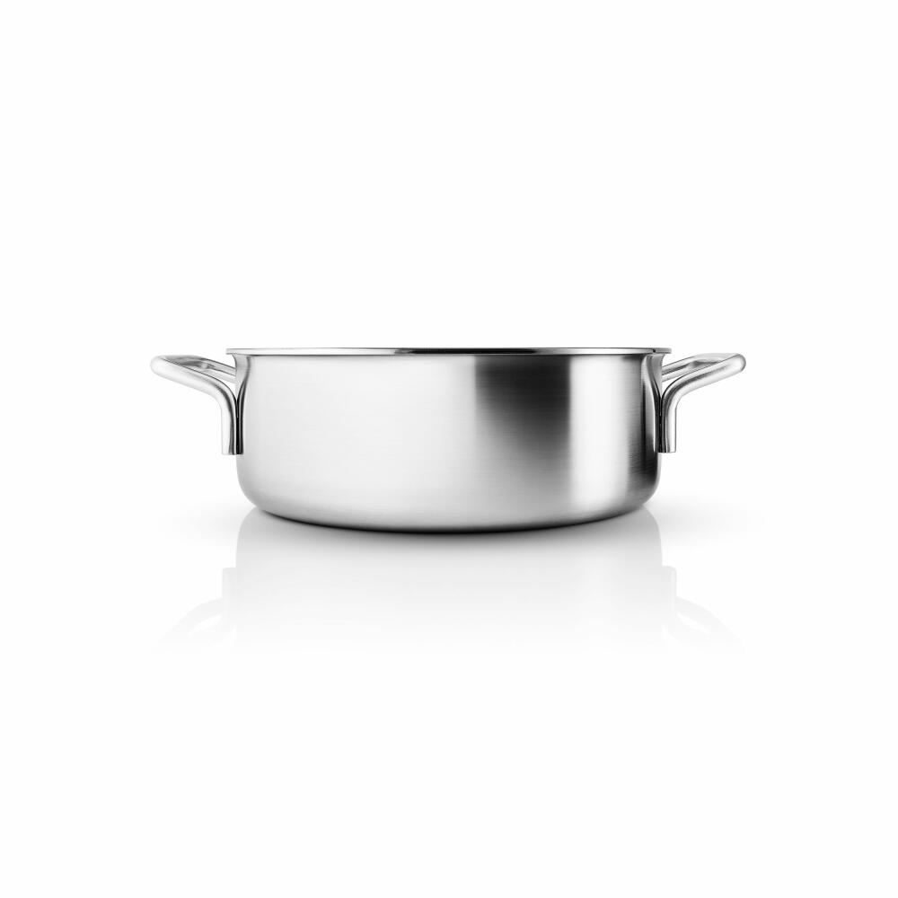 Eva Solo Sauteuse Mosaic Multi mit 2 Griffen, Aluminium, Edelstahl, Silberfarben, 24 cm, 260150