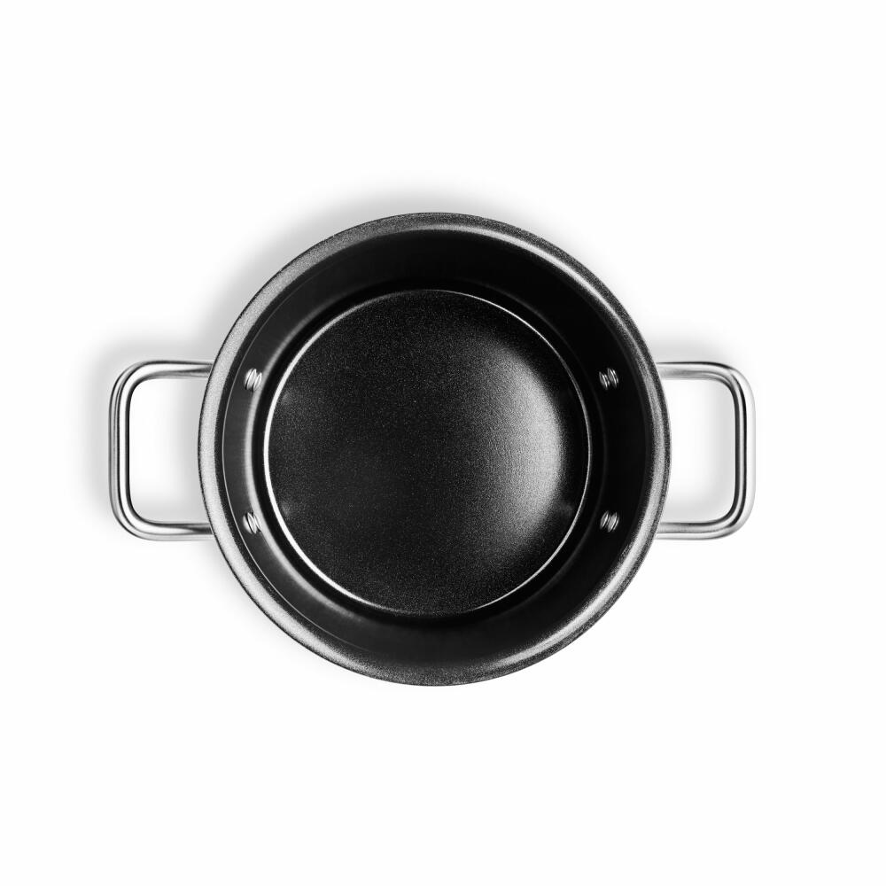 Eva Solo Topf Grey Line, Kochtopf, Aluminium, Edelstahl, Grau, 16 cm, 260325