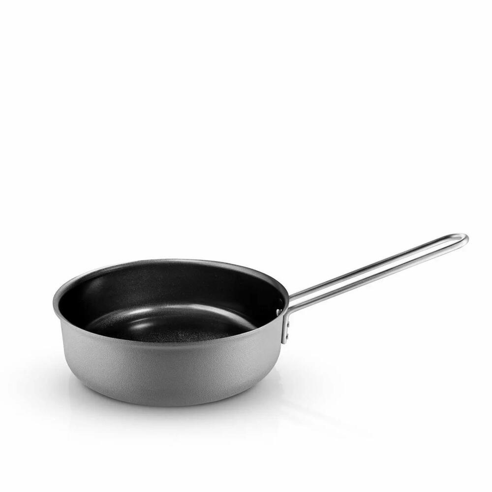Eva Trio Grey Line Sauteuse, Sautierpfanne, Pfanne, Stielsauteuse, keramische Slip-Let-Antihaftbeschichtung, Ø 24 cm, 260327