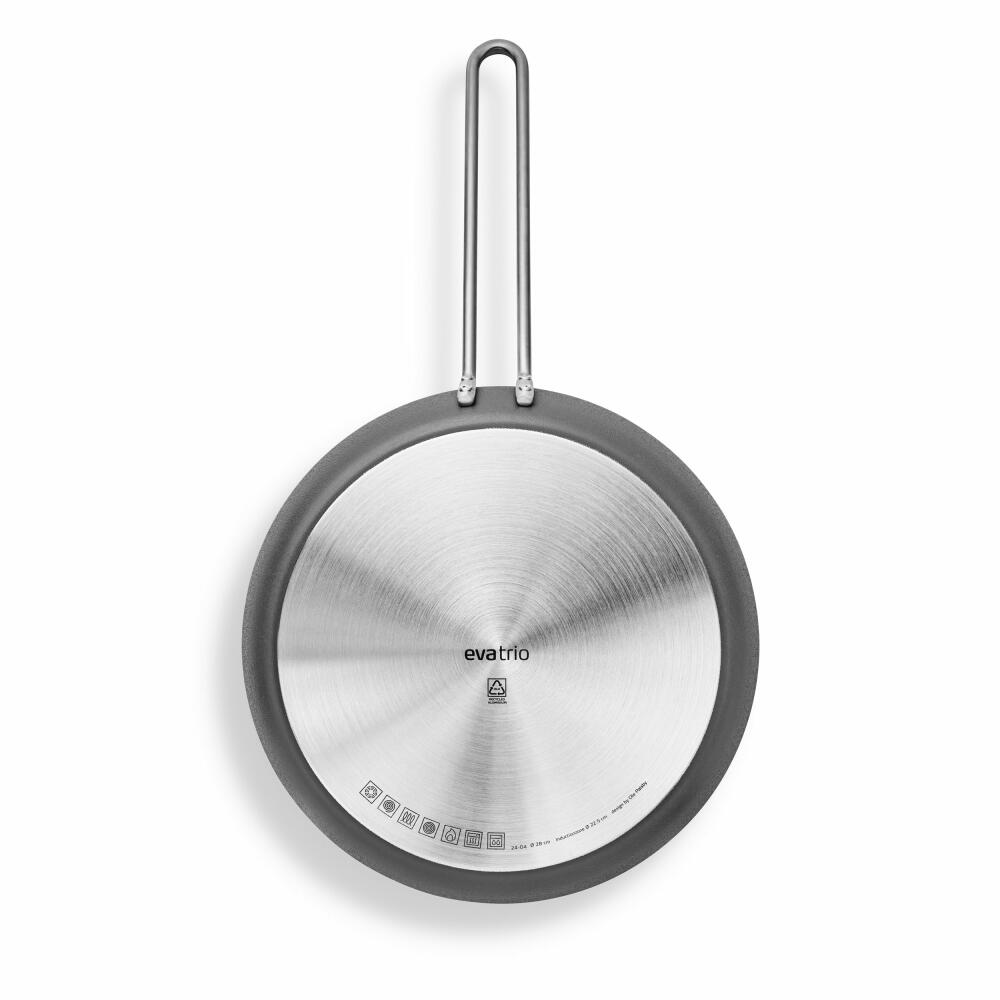 Eva Solo Bratpfanne Grey Line, Pfanne, Aluminium, Edelstahl, Grau, 28 cm, 260328