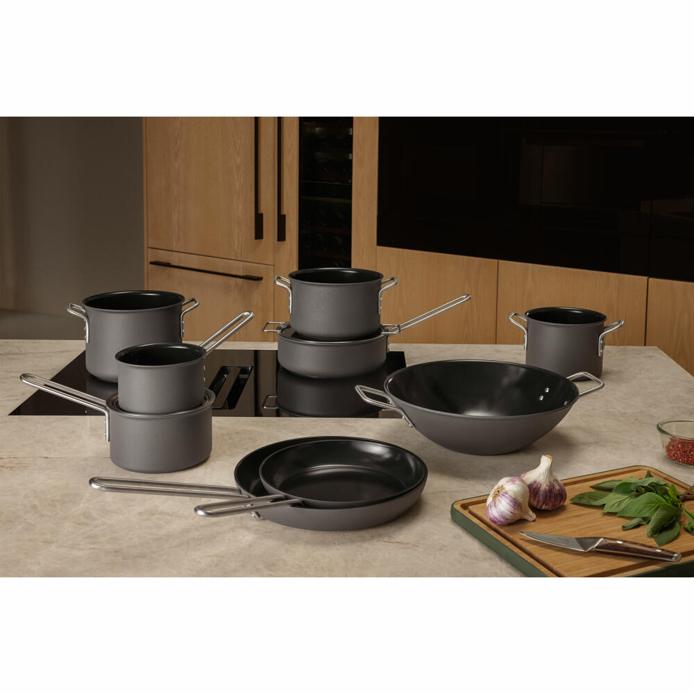 Eva Solo Topf Grey Line, Kochtopf, Aluminium, Edelstahl, Grau, 20 cm, 260338