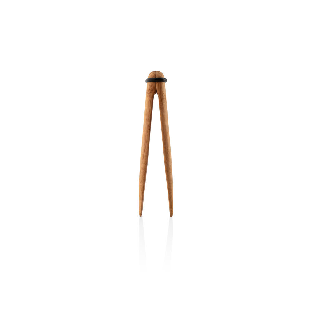 Eva Solo Nordic Kitchen Aufschnittzange, Servierzange, Bambus, Silikon, Bamboo, 17 cm, 530475
