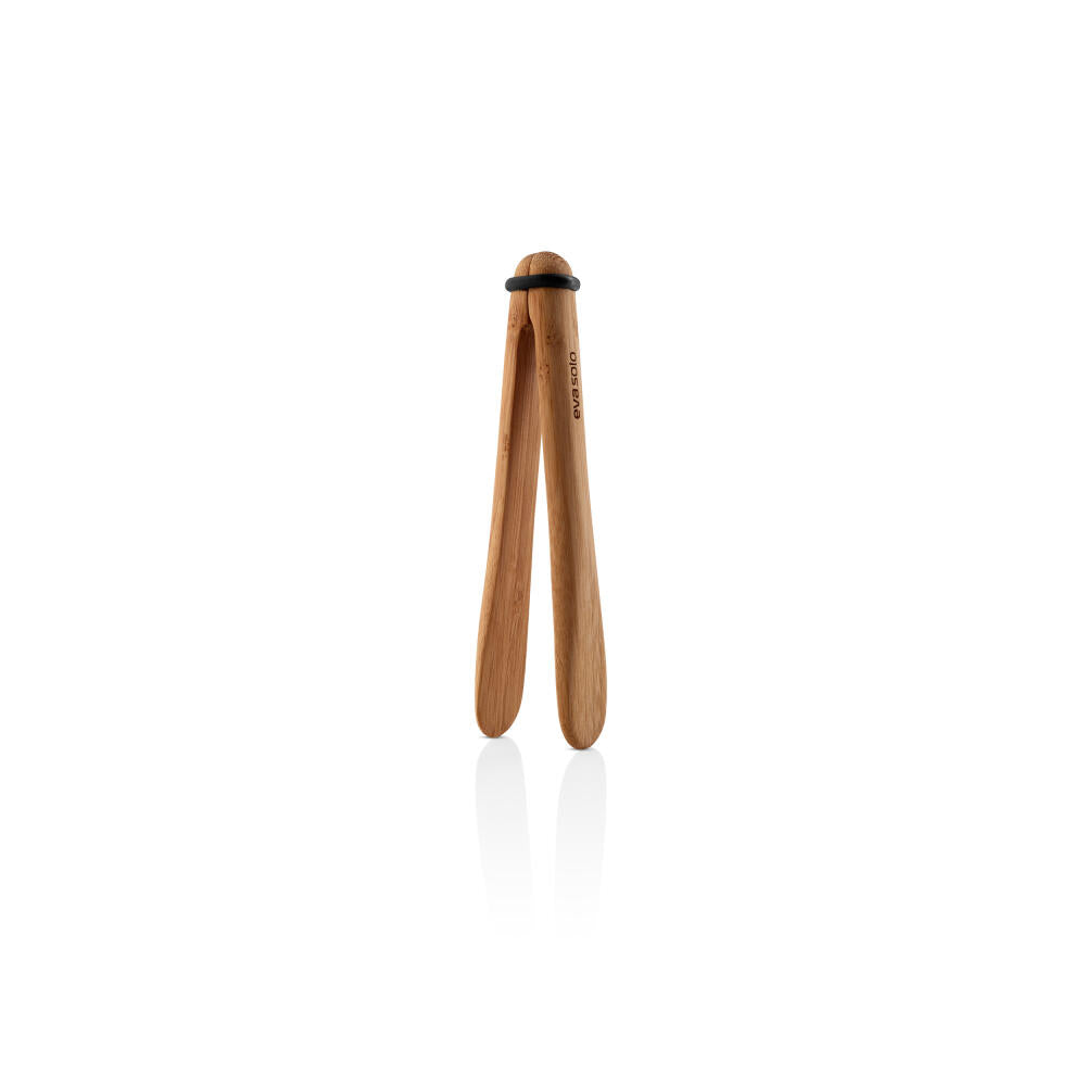 Eva Solo Nordic Kitchen Aufschnittzange, Servierzange, Bambus, Silikon, Bamboo, 17 cm, 530475