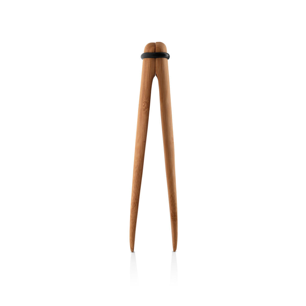 Eva Solo Nordic Kitchen Servierzange, Küchenzange, Bambus, Silikon, Bamboo, 24.5 cm, 530476