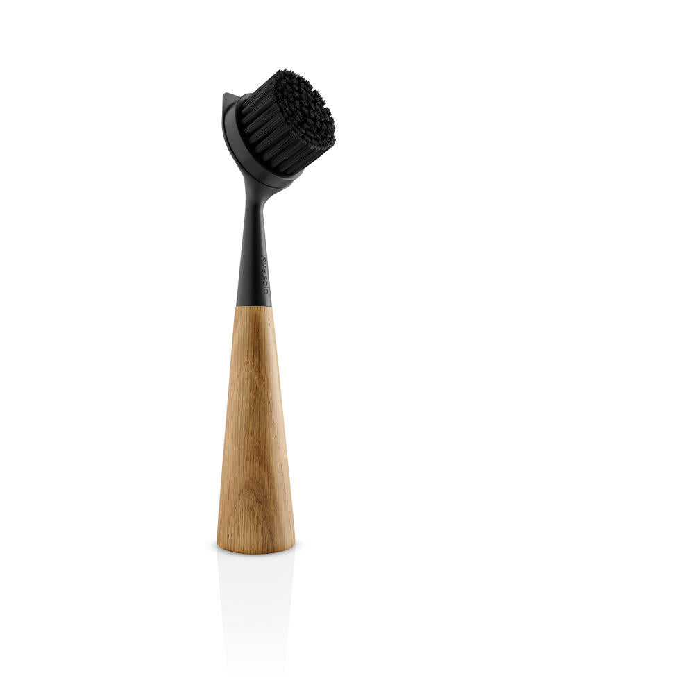 Eva Solo Dishwashing Brush Oak Nylon, Dish Brush, Oak, Plastic, Black, 23 cm, 530700