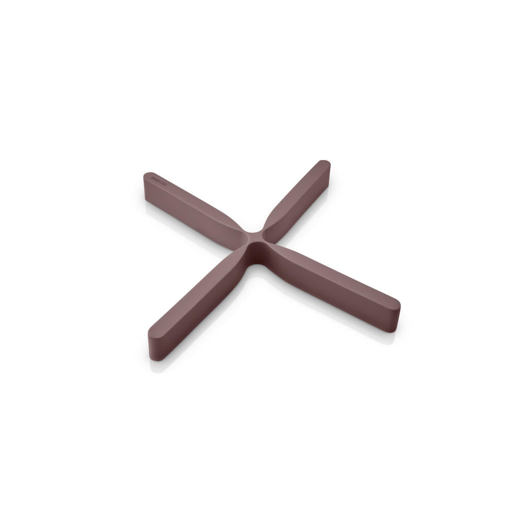 Eva Solo Untersetzer Flex, Untersetzer für Töpfe, Silikon, Vintage Brown, 21 cm, 530782
