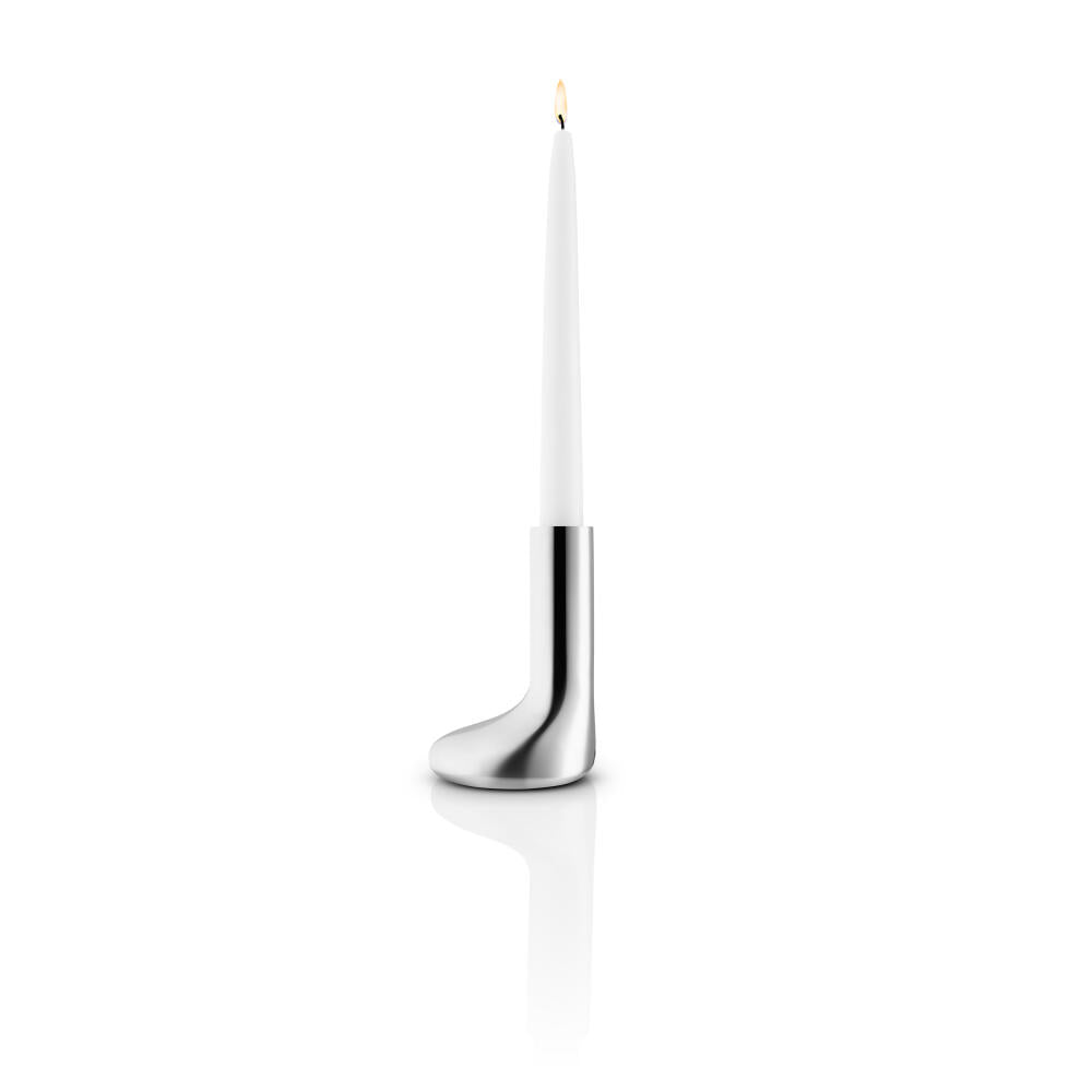 Eva Solo Kerzenhalter Mellow, Kerzenleuchter, Edelstahl, Polished Steel, 12 cm, 567301