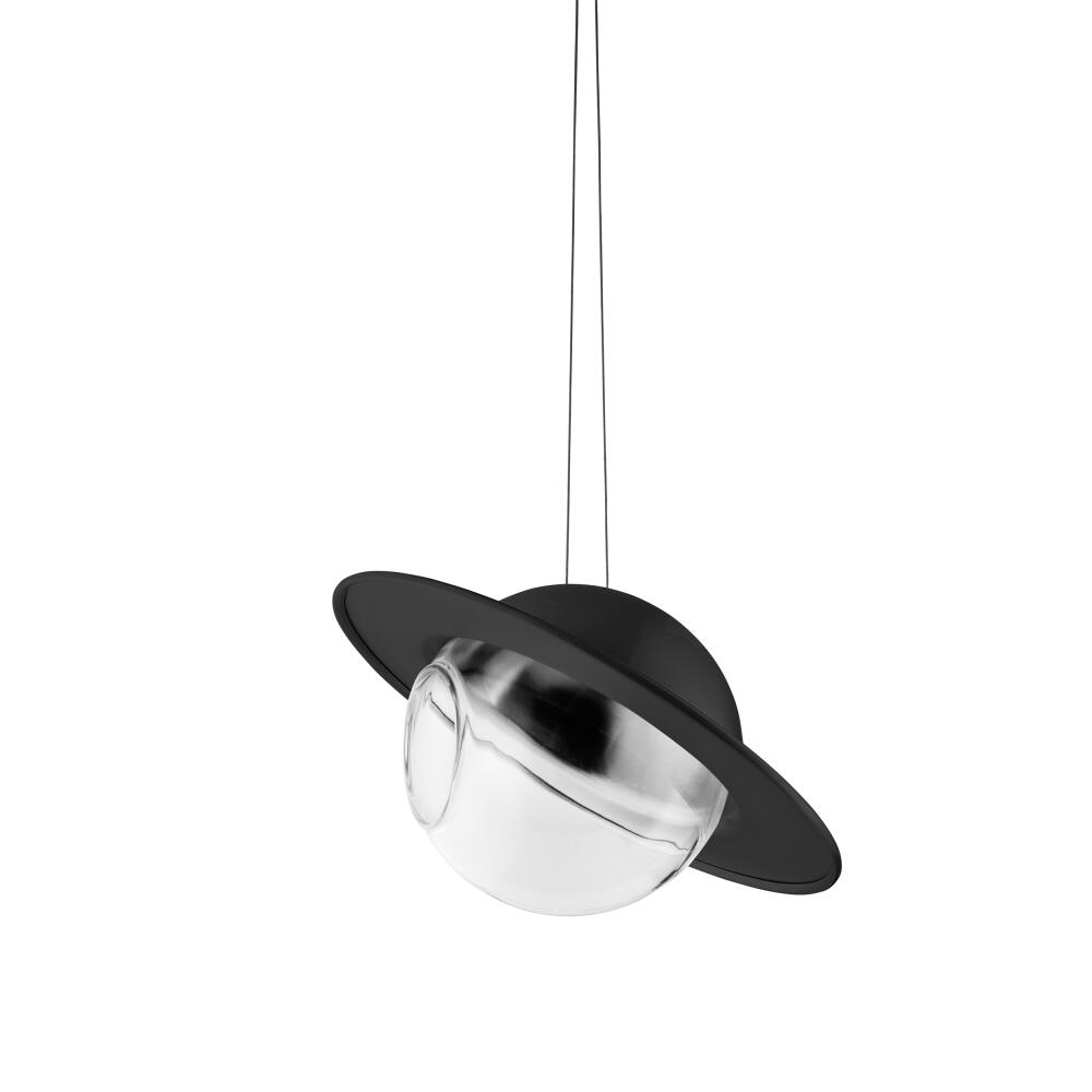 Eva Solo Vogelfutterkugel Saturn, Futterbehälter, Futterspender, Kupfer, Stahldraht, Black, 24 cm, 570901