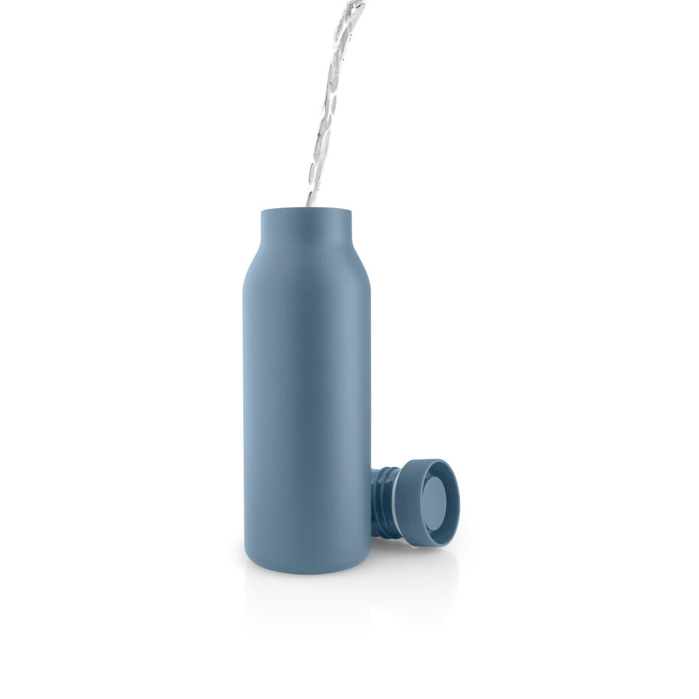 Eva Solo Urban Insulated Bottle, Thermo Bottle, Stainless SteelPlastic, Dusty Blue, 0.5 L, 575012